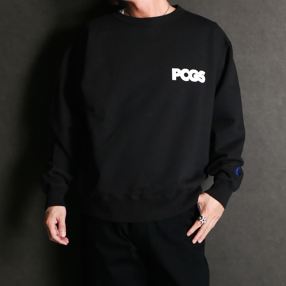 PCGS SQUARE SWEAT - BLACK / スウェット