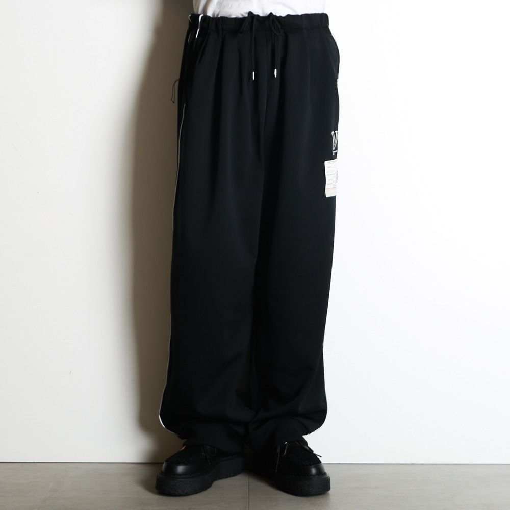 Amateur Sewn Like Track Pants - BLACK / アマチュア ソーン ライク トラックパンツ / A16PT582