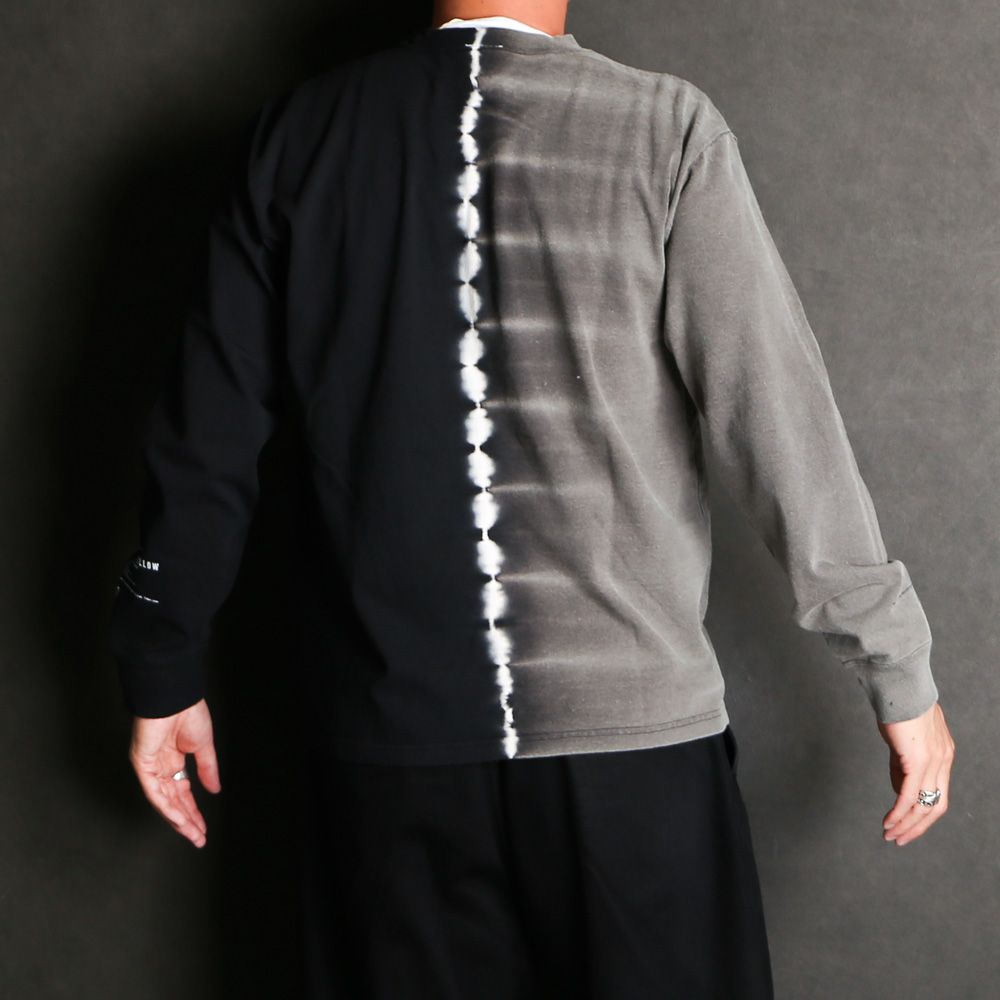 TIE DYE L/S TEE - BLACK TIE DYE / ロングスリーブTシャツ / 24'RTC-0302