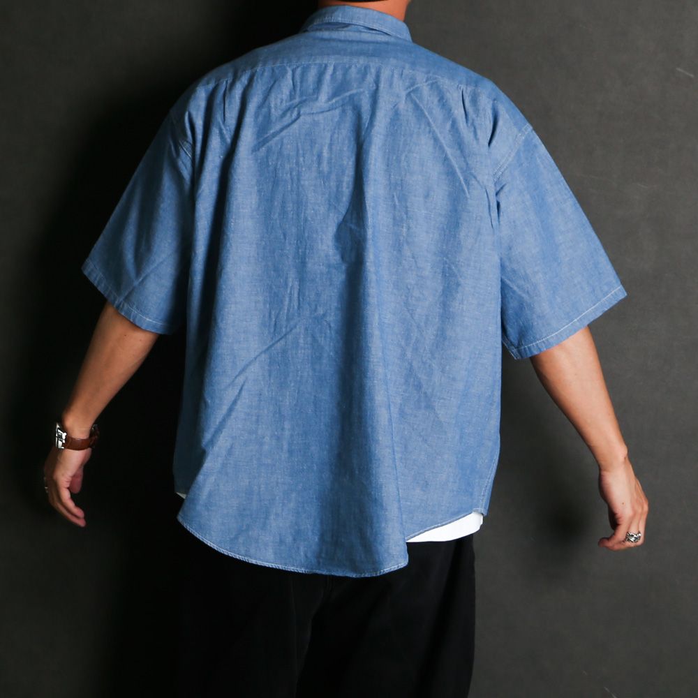 × BIG MAC /  HALF SLEEVE SHIRT - BLUE / 2261-SH60-027