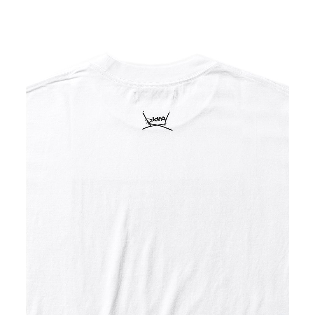 × baanai / "EXPERIMENTALISM" White T-SH EXPERIMENTALISM T-SH / 2206-6002