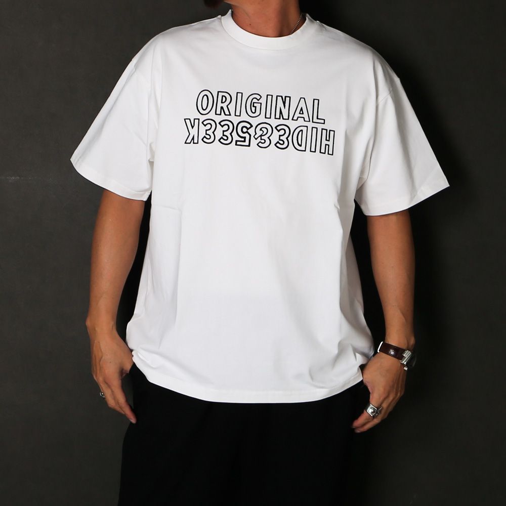 " HIDEANDSEEK × Toru Nishiura " / Original S/S Tee - WHT / Tシャツ / H30th-091726