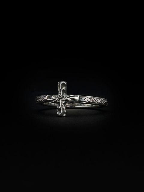 Engraved Tiny Cross Ring / リング / RX-730-1