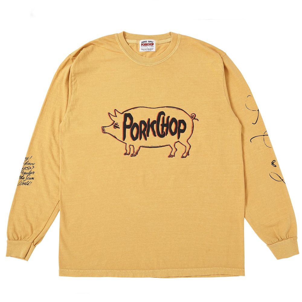 SCUM PORK L/S TEE - MUSTARD / ロングスリーブTシャツ