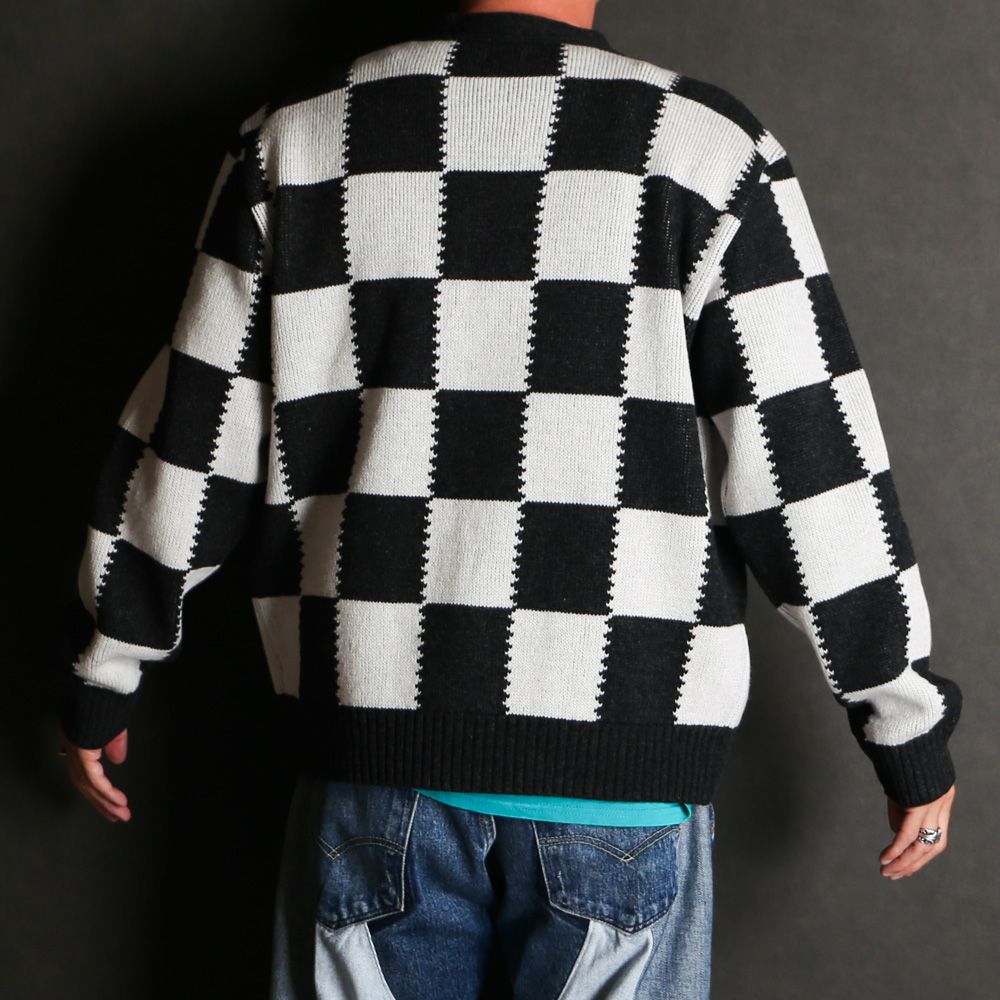 CHECKER CARDIGAN / チェッカー カーディガン / 25'RN-1108