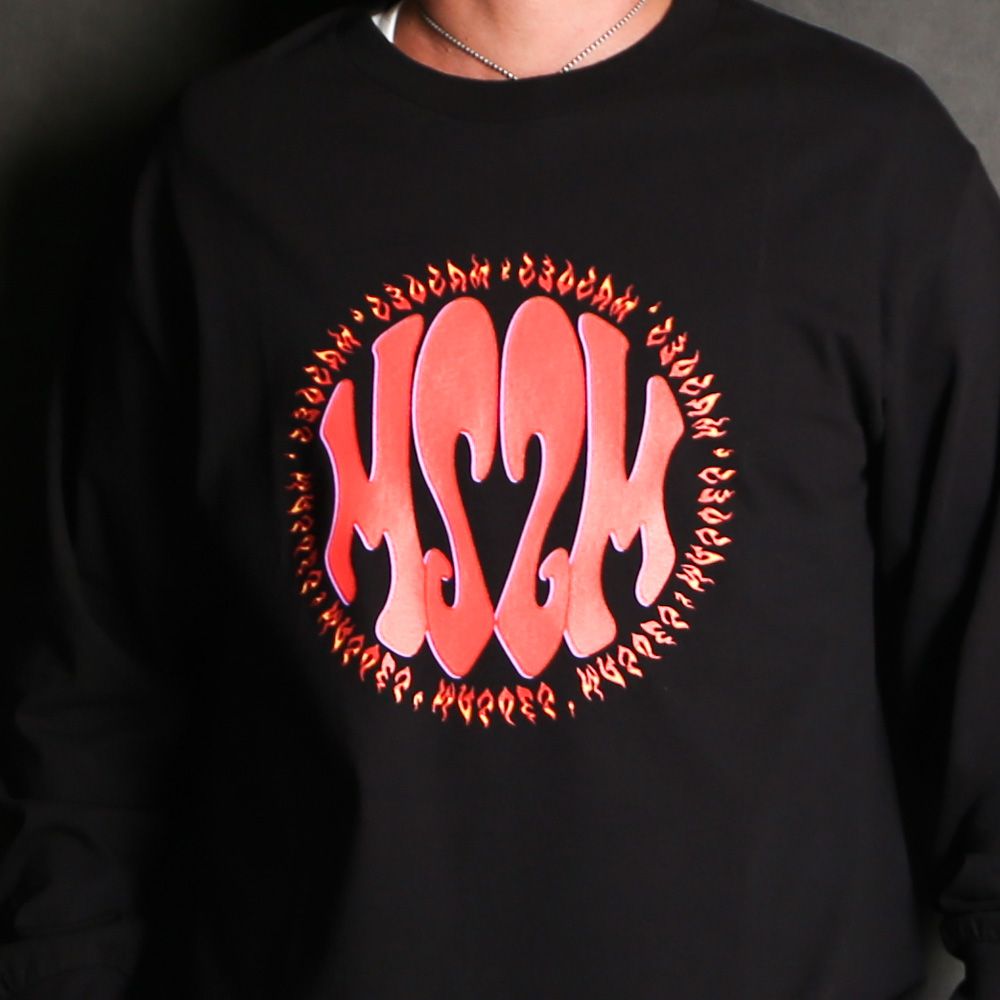MASSES - T-SHIRT L/S MSSM - Black / ロングスリーブ Tシャツ