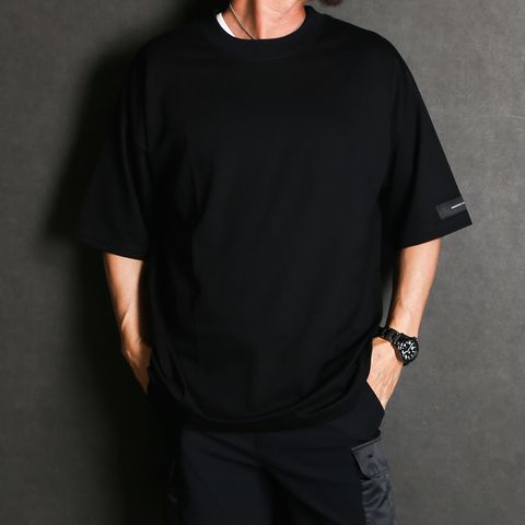 REV MESH OVER TEE - BLACK / オーバーサイズ メッシュTシャツ / RC40-T-004