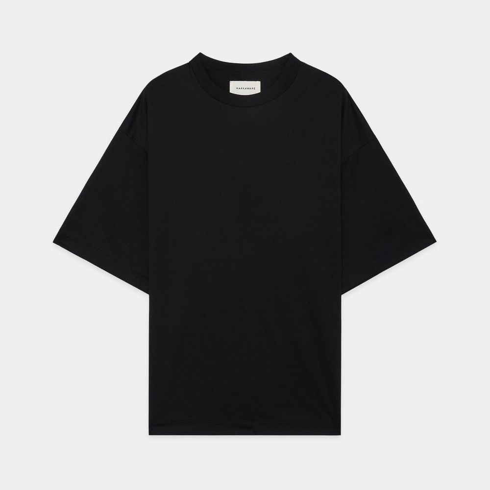 COMFORT FIT Tee - BLACK / オーガニックGIZA 80/2天竺 - コンフォートフィットTee / A26A24CS02B
