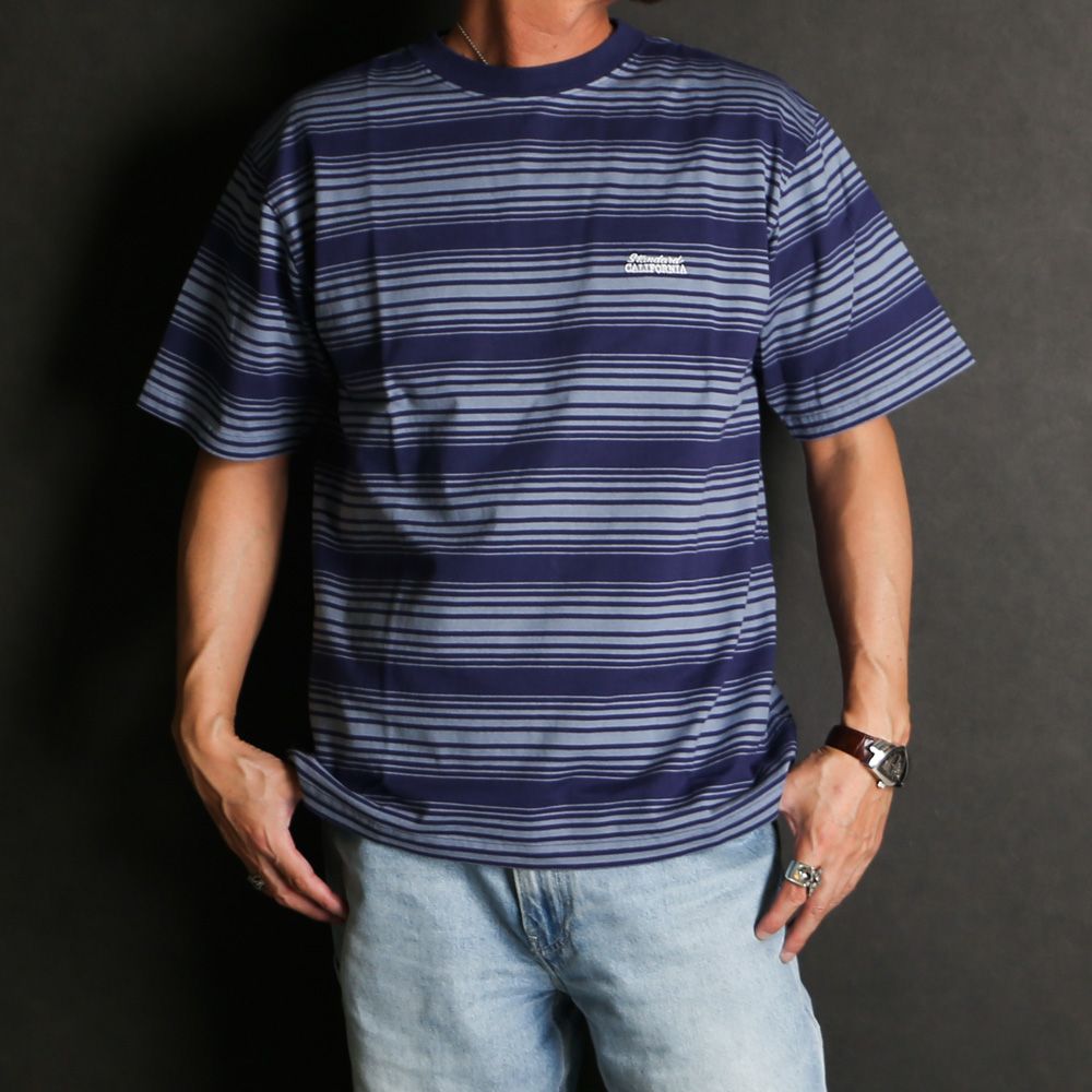SD Heavyweight Border T - Blue / Tシャツ / TSOAA150