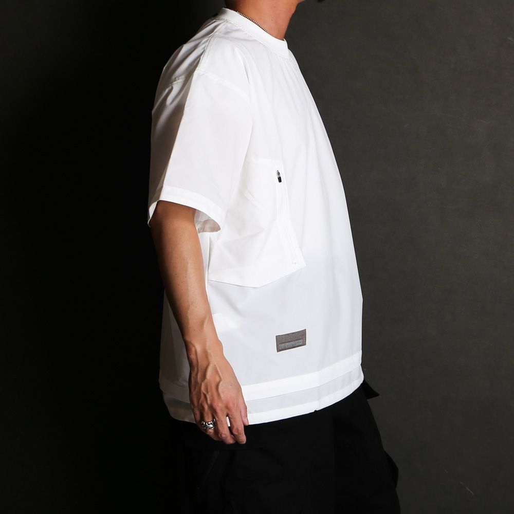 THE DEFORMED S/S PULLOVER WITH UTILITY POCKETS - WHITE / 2501006