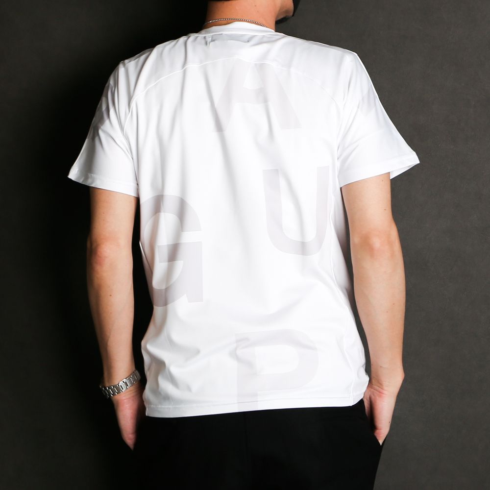Rash guard S/S / ランダムロゴ ラッシュガードTシャツ / UST-21012