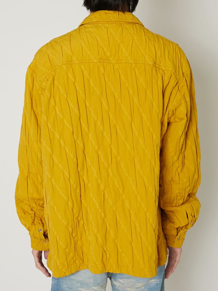 "COTTON PLEATS" SHIRTS / オープンカラーシャツ / TA23AW-SH024