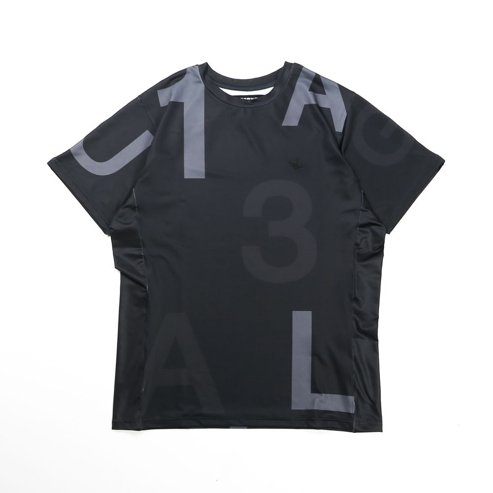 Rash guard S/S / ランダムロゴ ラッシュガードTシャツ / UST-21012