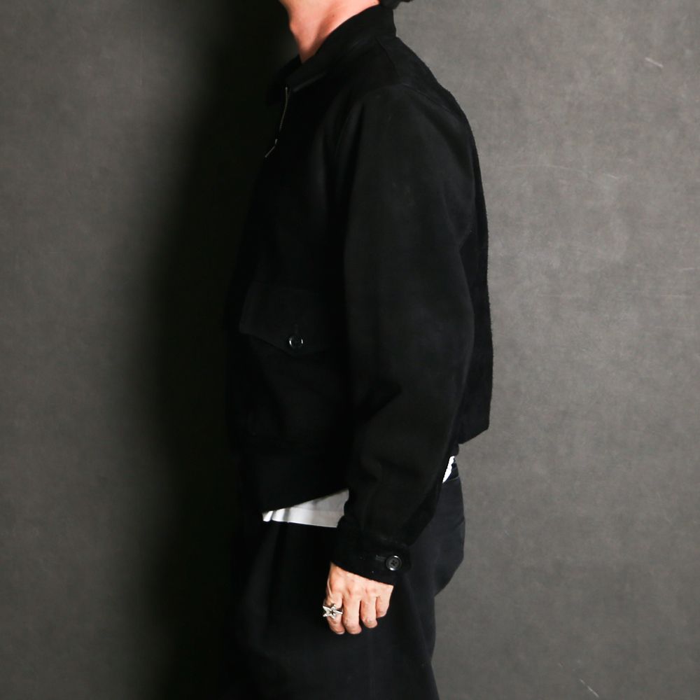 WACKOMARIA × STIE-lo × MINEDENIM / Suede Leather Jacket - BLK / MDSL-WM-BL01