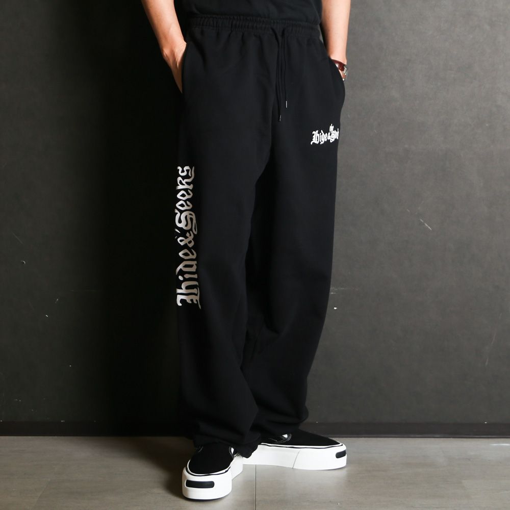 " HIDEANDSEEK × Toru Nishiura " / The H&S Sweat Pants - BLK / スウエットパンツ / H30th-010326