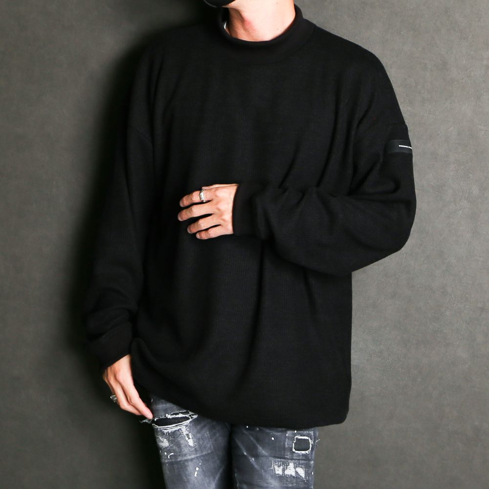 RESOUND CLOTHING - MOCKNECK OVER KNIT / モックネック ドロップ