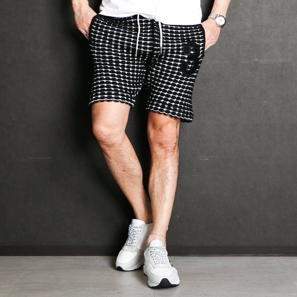 BIG WAFFLE "3" KNIT SHORTS / ビッグワッフル ハーフパンツ / USB-21029