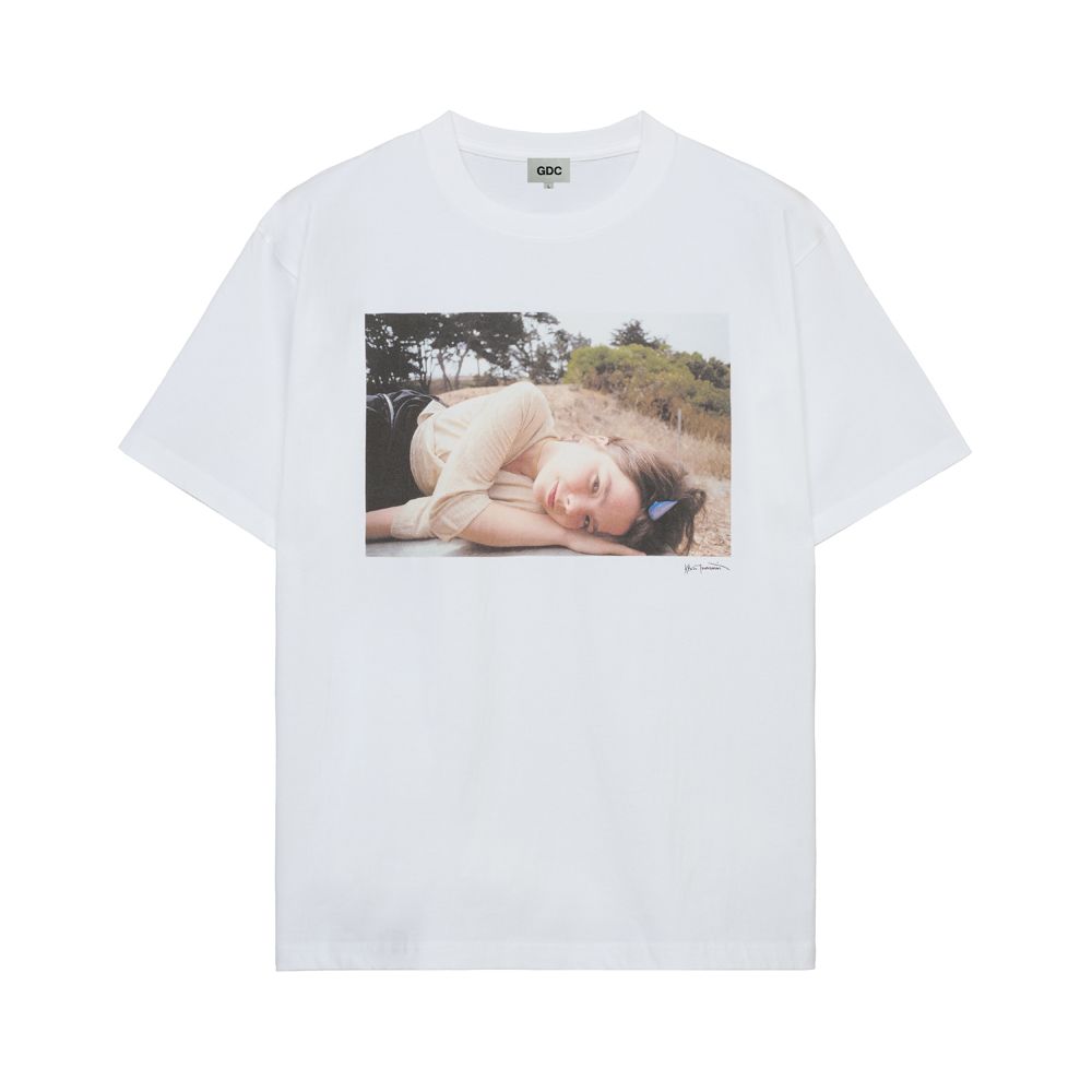 【Bjork by Kevin Cummins×GDC】 Color Tee - WHITE / Tシャツ / GD0583
