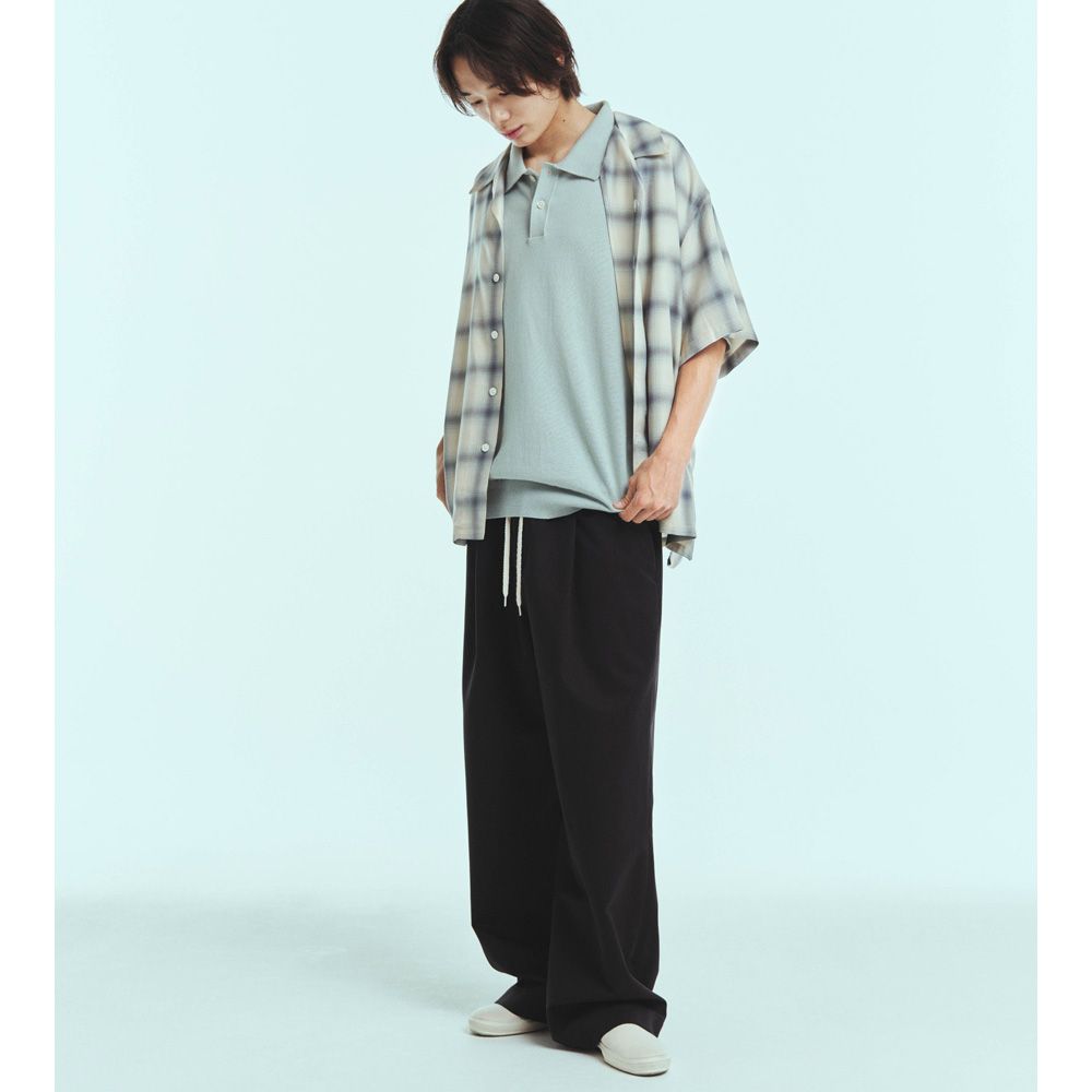 Wide easy pants - Lyocell chino / ワイドイージーパンツ - リヨセルチノ / SN-609A