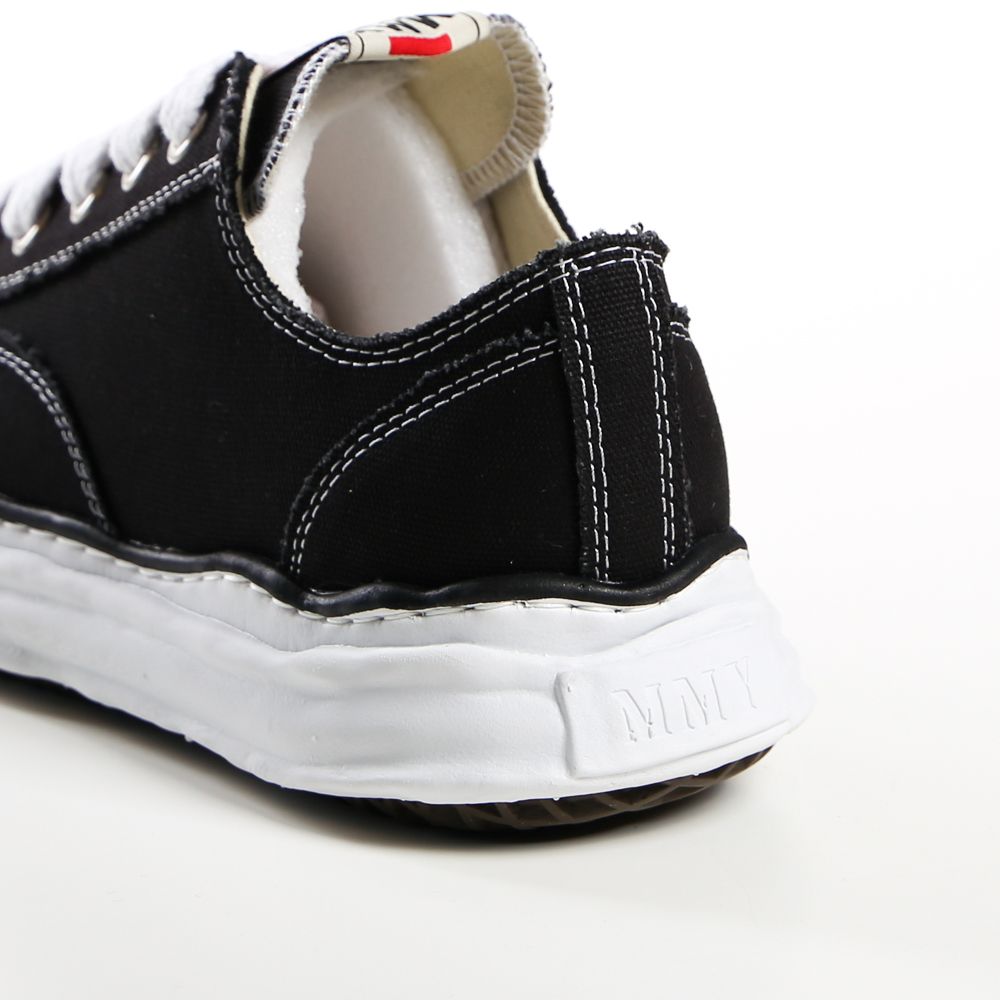 Maison MIHARA YASUHIRO - PETERSON original sole canvas lowcut sneaker -  BLACK / A01FW702 | chemical conbination
