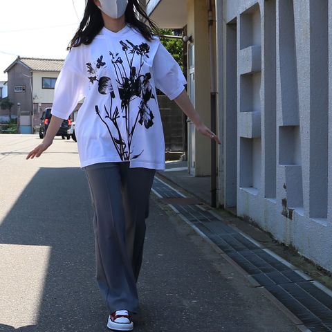 TAAKK×Maison MIHARA YASUHIROコーディネート(女性モデル167cm)