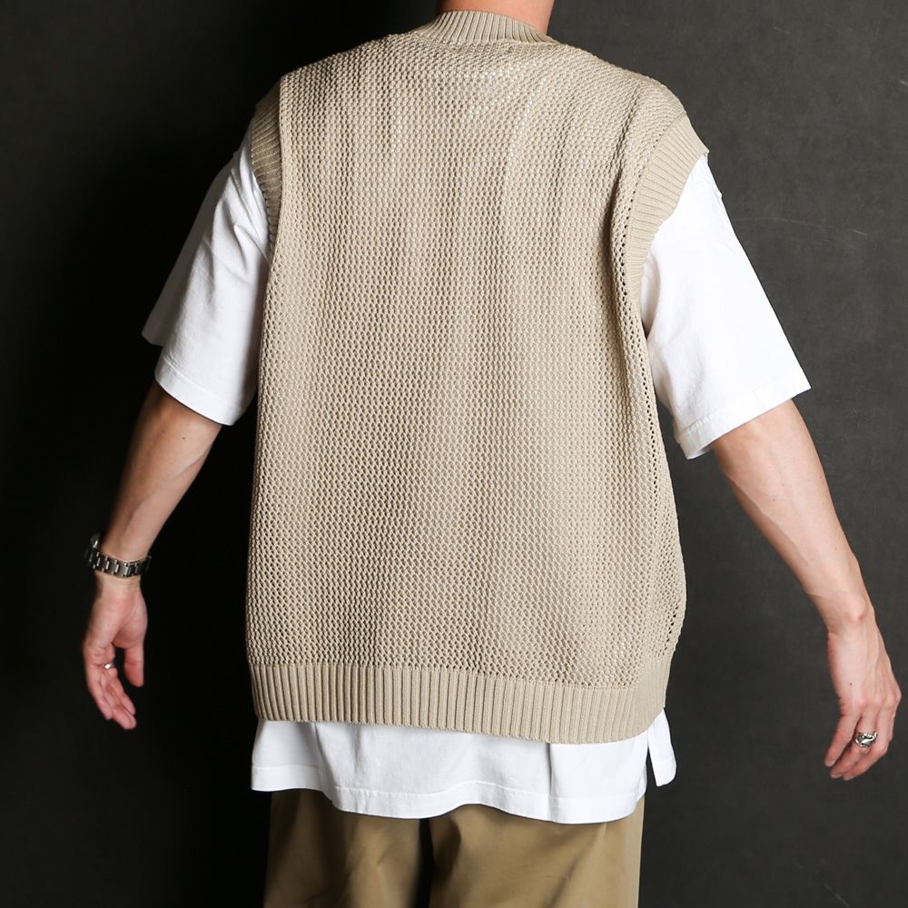 Iroquois - MESH MOLDED KNIT VS / メッシュ ニットベスト / 277109