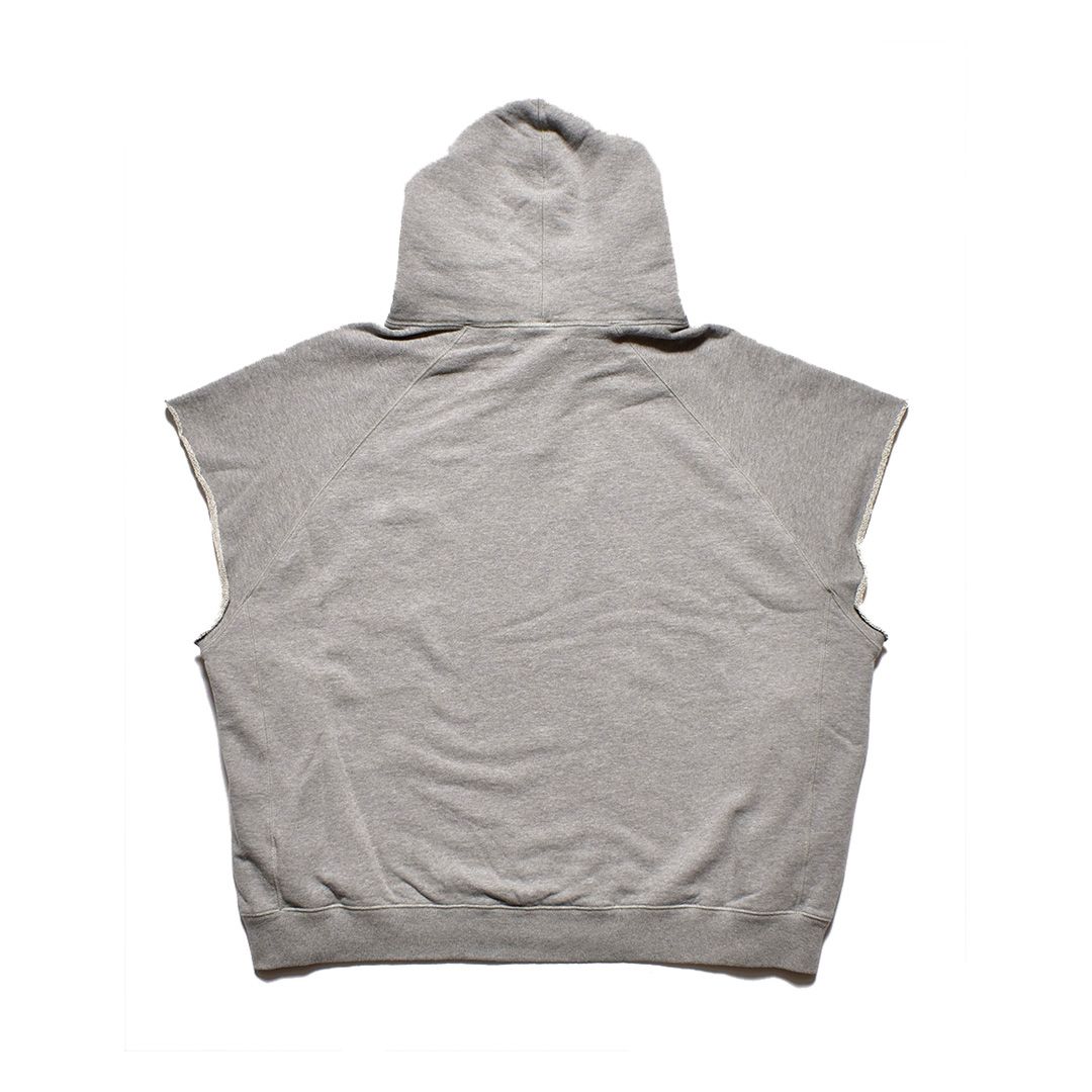Cutoff Sleeve Big Hoodie / 2308-6003