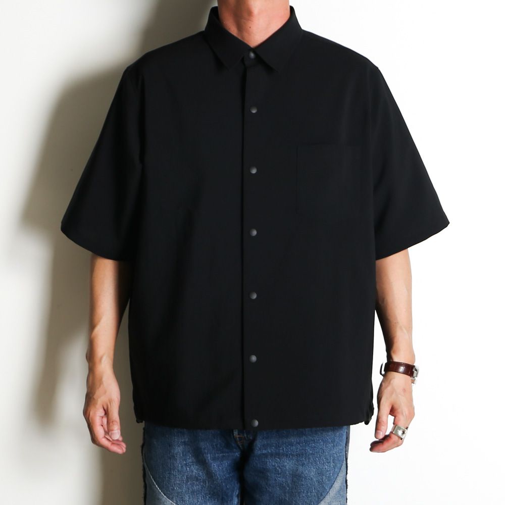 DROW CORD SHIRT - BLACK / ドローコード シャツ / VTM-26-S-003