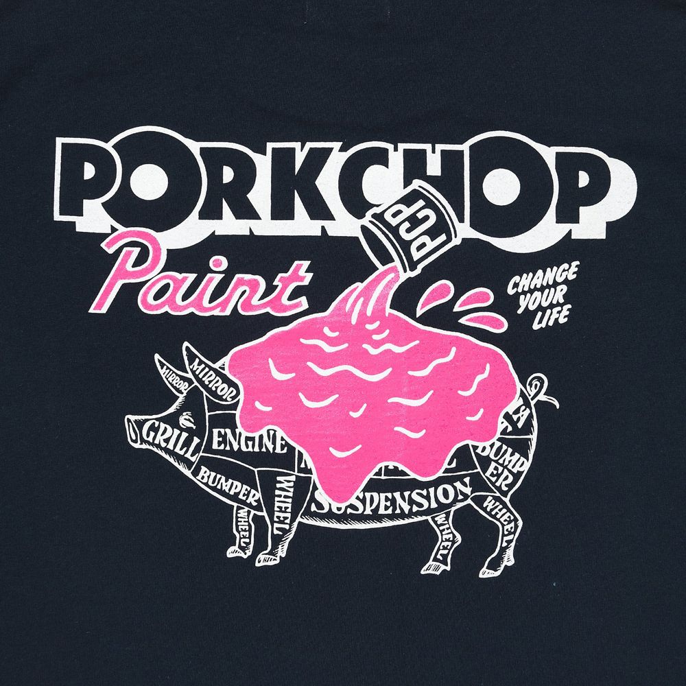 PCP PORK TEE - NAVY / ショートスリーブTシャツ