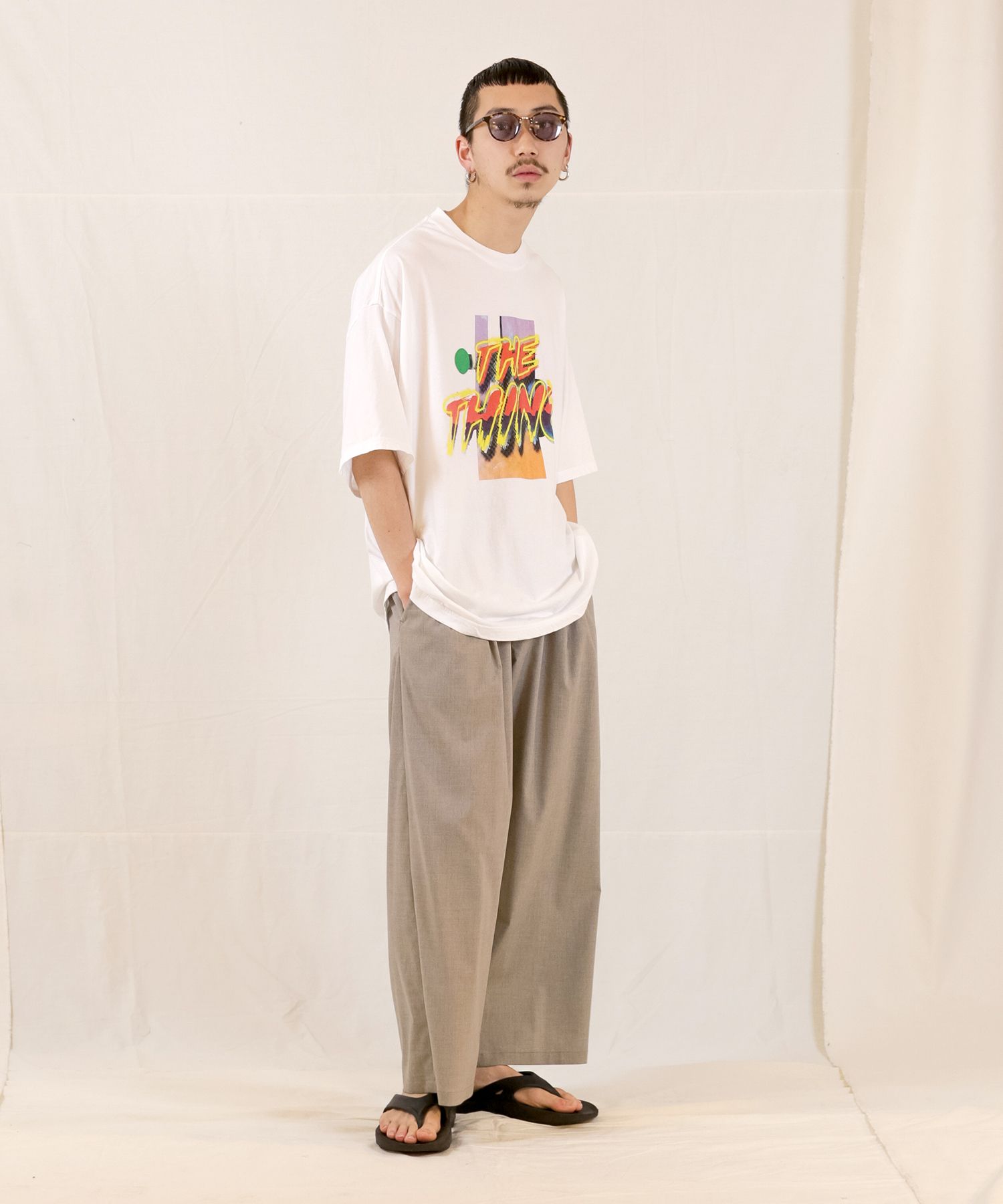 T/R SZ 2TUCK WIDE PT / 2タックワイドパンツ / 479116