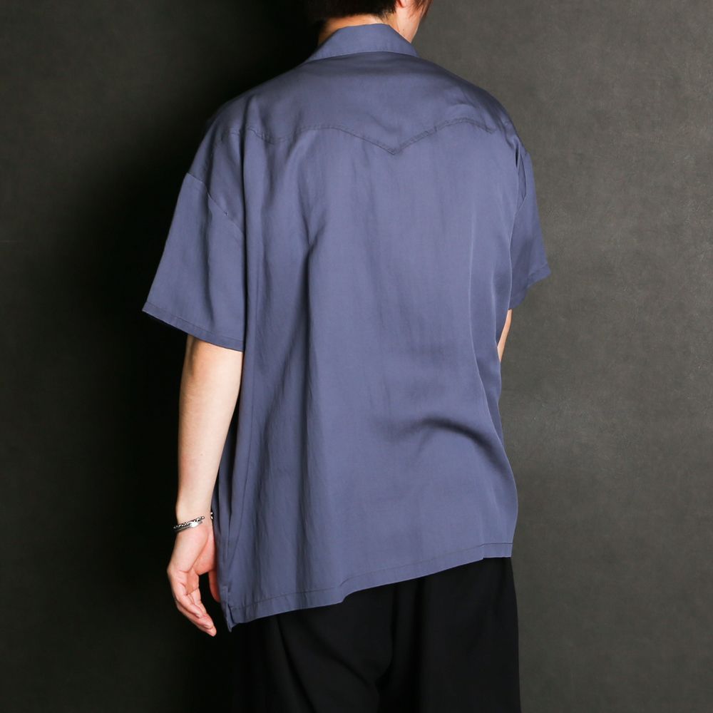 TE TWILL WIDE WESTERN H/S SH / ウエスタンヨーク ワイドシルエットシャツ / 379116