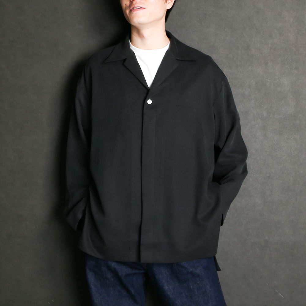 Slit shirt jacket - Solid / シャツジャケット ソリッド / SN-426