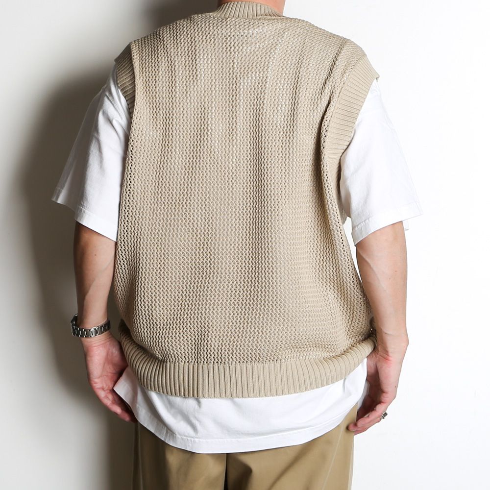 Iroquois - MESH MOLDED KNIT VS / メッシュ ニットベスト