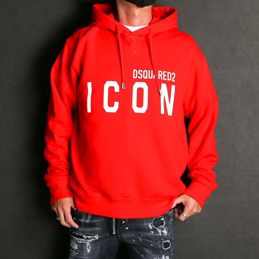 DSQUARED2 - 【ラスト1点-サイズL】 ICON Hooded Sweatshirt