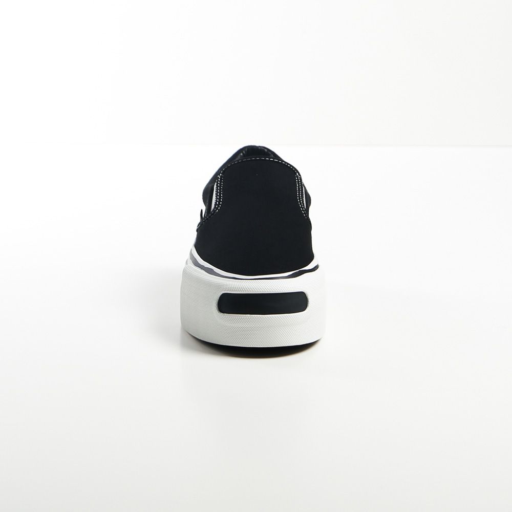 "Cornell" Platform Slip on Sneaker - BLACK / "コーネル" プラットフォーム スリッポンスニーカー / G15FW703