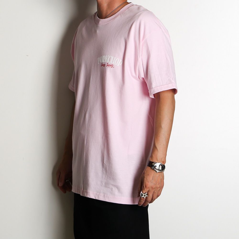 PCP BACK TEE - PINK / ショートスリーブTシャツ