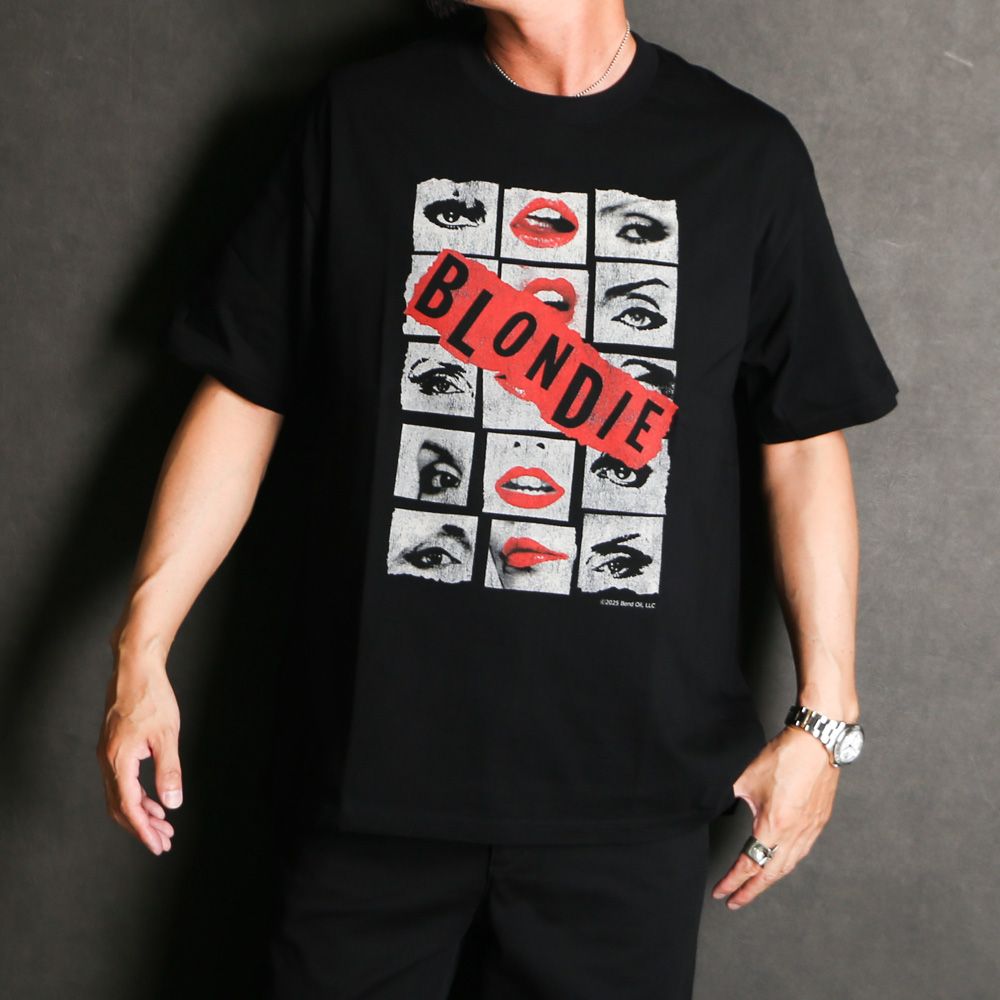 MINEDENIM - Blondie × MINEDENIM Crewneck T-SH - BLK / MND