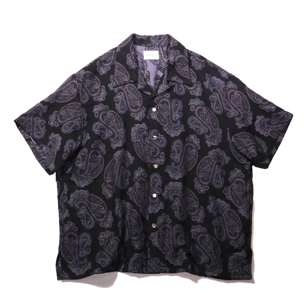 Aloha shirt - Sprinkled paisley jacquard / アロハシャツ - オリジナルペイズリージャガード / SN-614