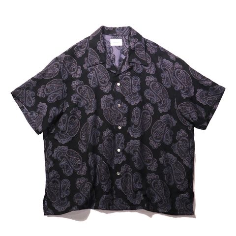 Aloha shirt - Sprinkled paisley jacquard / アロハシャツ - オリジナルペイズリージャガード / SN-614