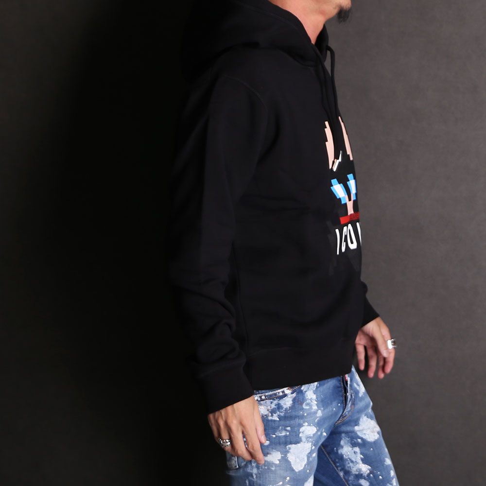 ◆DSQUARED2◆ホラーロッジ ネオアイコン パーカー DSQUARED2 - Hooded Sweatshirt / ミラーロゴ ジップアップ