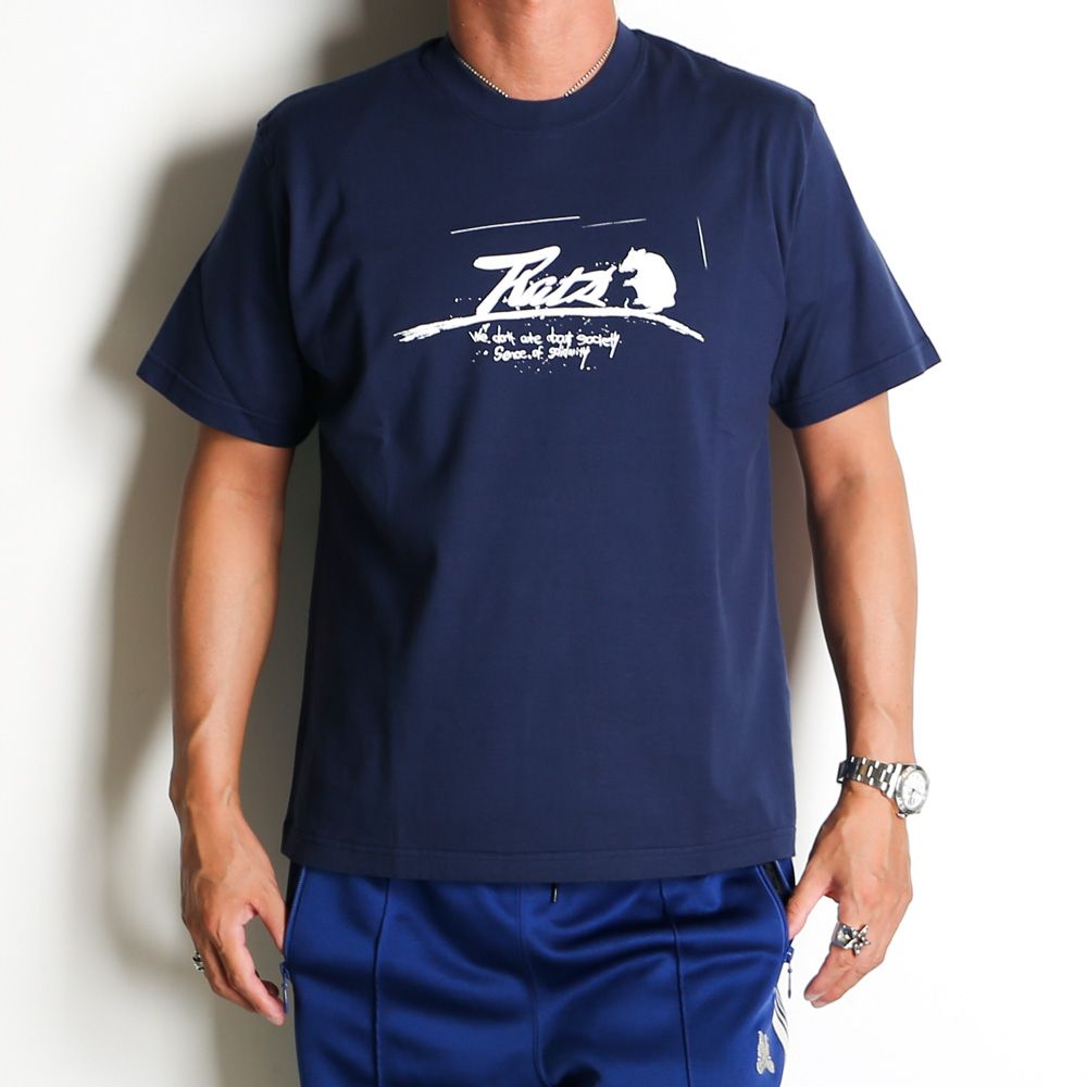 RATS - SCRIPT LOGO WAY OF LIFE TEE - WHITE / Tシャツ / 24 RATS - SCRIPT LOGO WAY OF LIFE TEE - WHITE / Tシャツ / 24
