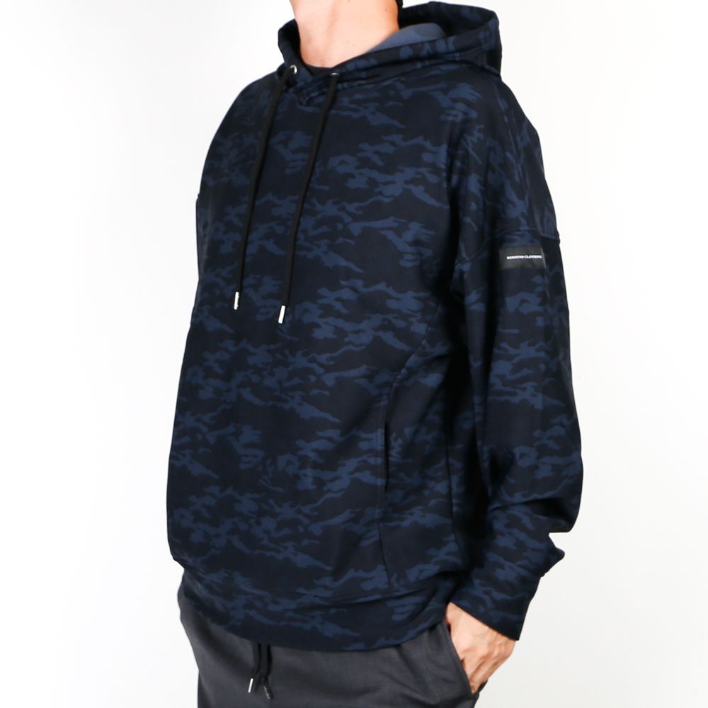 HEAT CAMO loose hoodie / ヒート ドロップショルダー パーカー / RC17-C-003