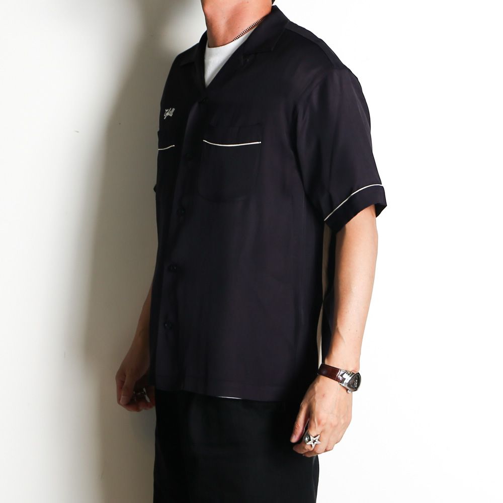B.H.All Stars Rayon Bowling SH - BLK / 2604-5001