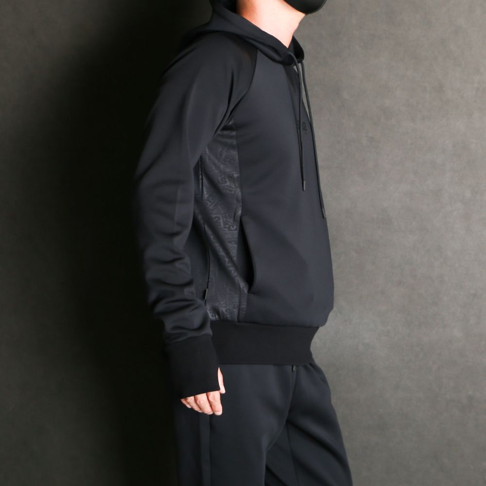 DOUBLE KNIT EMBOSS LOGO P/O HOODIE / プルオーバー フーディー / 12562
