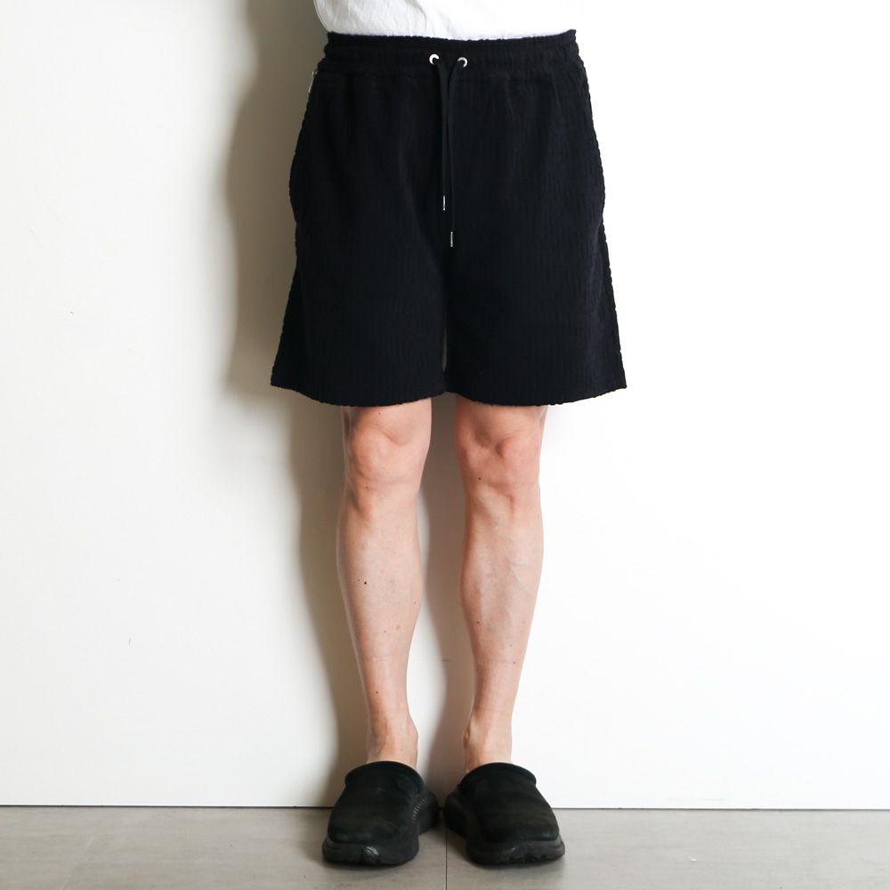 NAVA ナヴァ - BLACK / パイル ショートパンツ / MCKZ0470103588