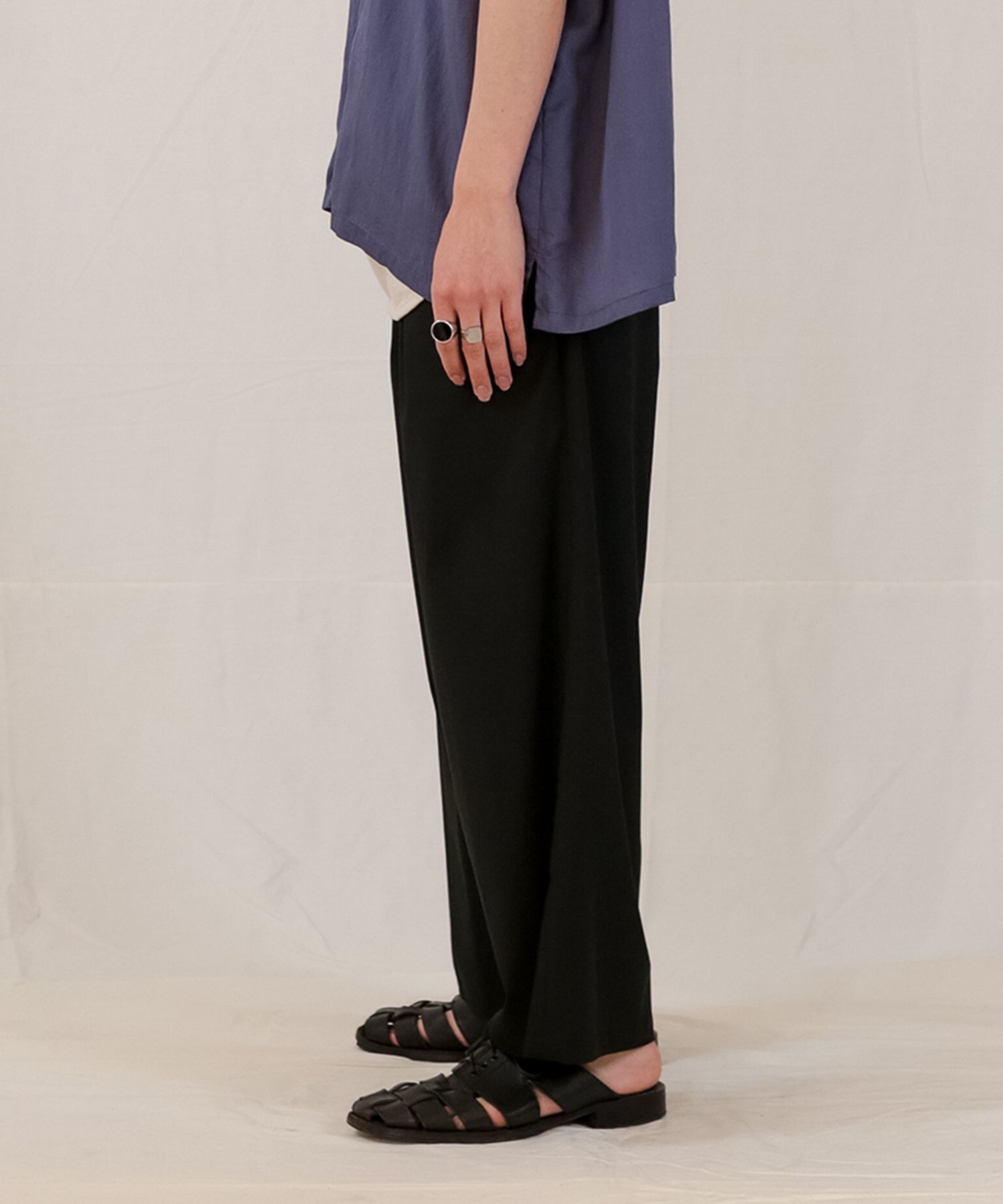 T/R SZ 2TUCK WIDE PT / 2タックワイドパンツ / 479116