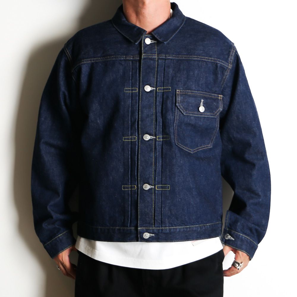 MASSES × Maison MIHARA YASUHIRO / DENIM JACKET ONE WASH MMY - INDIGO / セルヴィッヂデニム 1st型ジャケット / C15BL035