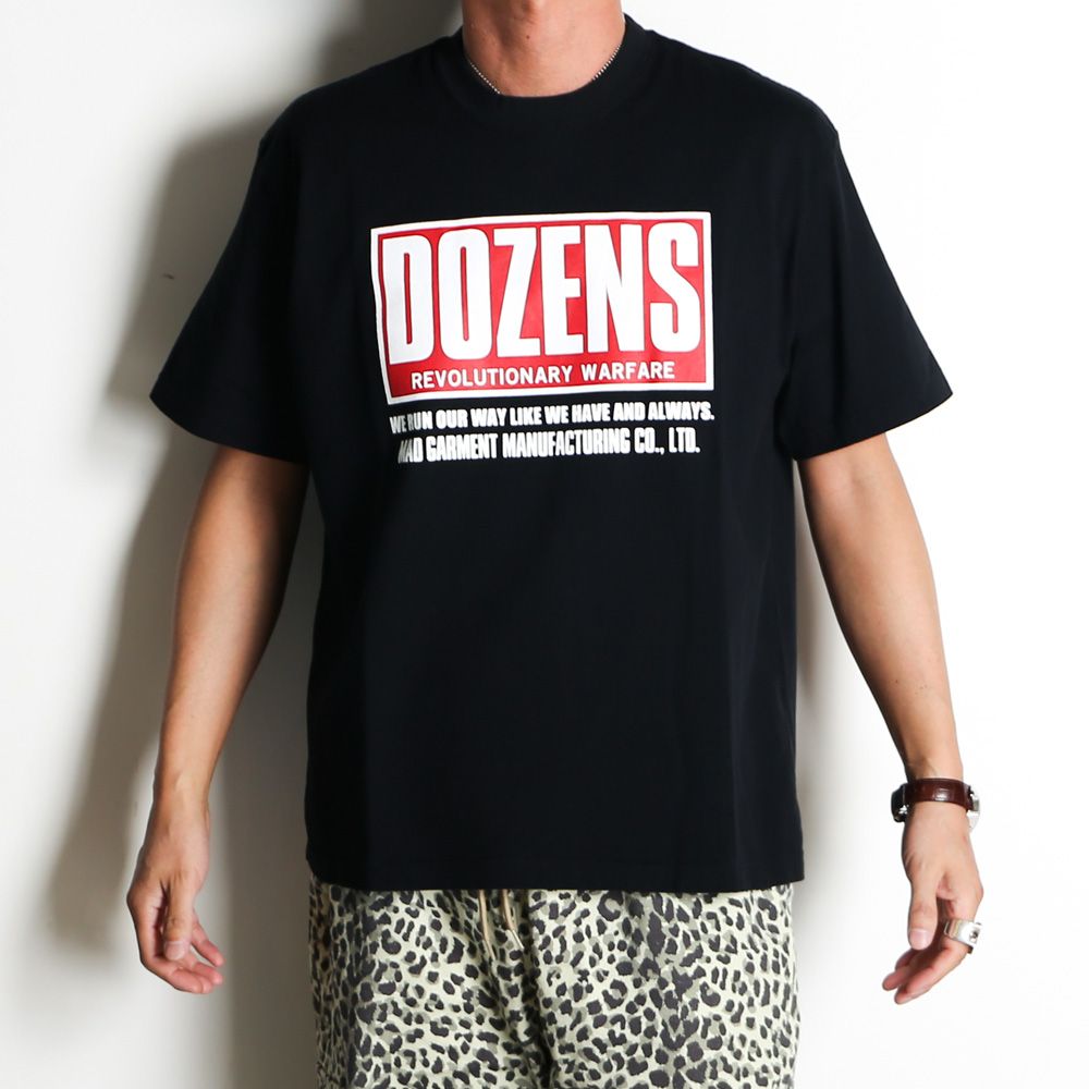 DOZENS TEE - BLACK / Tシャツ / 26'RT-0502