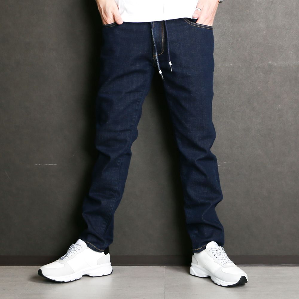 RIGID DAMAGE DENIM PANTS / アンクル ダメージデニムパンツ / USB-21014