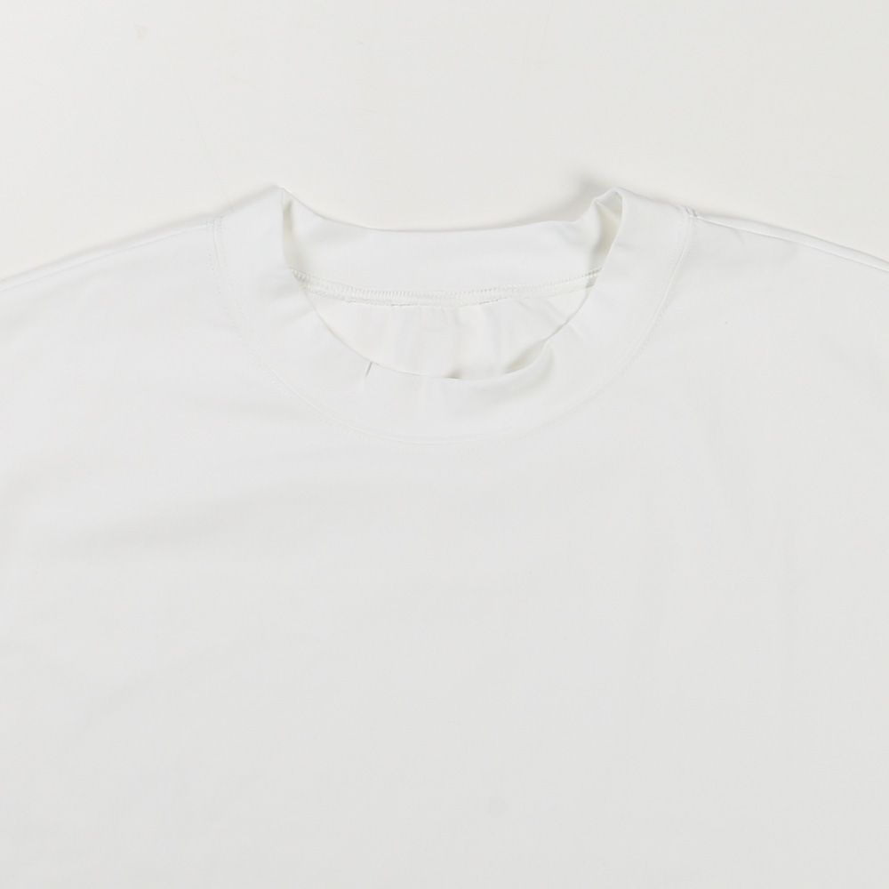SIDE RC OVER TEE - WHITE / オーバーサイズ ナイロンTシャツ / RC39-T-004